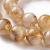 Heated Natural Citrine Beads Strands G-S362-105D-4