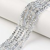 Electroplate Glass Beads Strands EGLA-A034-J6mm-M05-1