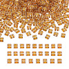 400Pcs Transparent Electroplate Acrylic Multi-Strand Links MACR-TA0001-17-3