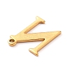 PVD Vacuum Plating  304 Stainless Steel Charms STAS-H112-N-G-3