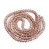 Crackle Glass Beads Strands X-CCG-Q001-6mm-07-2