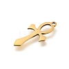 201 Stainless Steel Pendants STAS-R132-06G-2