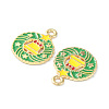 Christmas Alloy Enamel Pendants ENAM-D047-17G-01-3