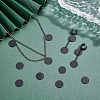 24Pcs 4 Style Stainless Steel Pendants STAS-UN0037-17-2