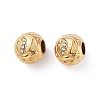 Ion Plating(IP) 304 Stainless Steel Rhinestone European Beads STAS-A092-10U-G-1