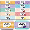 100Pcs 10 Style Rectangle Soap Paper Tag DIY-WH20027-008-1