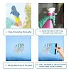 Gorgecraft Waterproof PVC Colored Laser Stained Window Film Adhesive Stickers DIY-WH0256-046-3