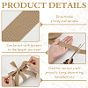 Cotton Herringbone Ribbon OCOR-WH0097-50B-4