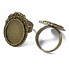 Adjustable Alloy Pad Ring Settings FIND-WH0110-466AB-1
