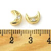 Brass Micro Pave Cubic Zirconia Beads FIND-Z035-16G-3