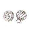 304 Stainless Steel Wire Pendants STAS-ZX013-22-14mm-P-2