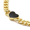 Brass Curb Chains Necklace NJEW-A005-02G-3