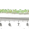 Electroplate Transparent Glass Beads Strands EGLA-A035-T3mm-L09-4