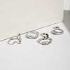 4Pcs Alloy Finger Rings Sets WG7802C-24-2
