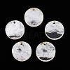 Opaque Resin Pendants RESI-T058-03H-1