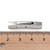 Non-Tarnish 316 Stainless Steel Bayonet Clasps STAS-K282-07C-P-3