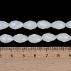 Electroplate Imitation Jade Glass Beads Strands LS-EGLA-N013-J8mm-D03-4