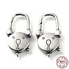 925 Thailand Sterling Silver Lobster Claw Clasps STER-D003-15AS-1