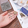 120Pcs 3 Styles Tibetan Style Alloy Pendants FIND-SC0025-52-3