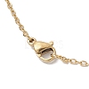 Glass & Glass Pearl Beads Pendants Necklaces for Women NJEW-MZ00106-04-5