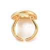 Matte Gold Color Alloy Cuff Rings for Women LS-RJEW-K260-07A-4