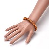 Men's Wood Beads Stretch Bracelets BJEW-JB04122-02-4