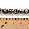 Handmade Dichroic Foil Glass Beads Strands DICH-U001-02K-4