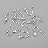 304 Stainless Steel Earring Hooks X-STAS-H436-04S-1