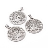 Non-Tarnish 201 Stainless Steel Pendants STAS-T046-JN269-1-1