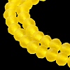 Transparent Glass Beads Strands EGLA-A034-T10mm-MD17-5