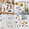8 Sheets 8 Styles PVC Waterproof Wall Stickers DIY-WH0345-116-6