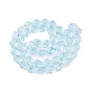 Electroplate Glass Beads Strands EGLA-N012-08H-2