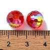 AB Color Plated Glass Beads EGLA-P059-02B-AB06-3