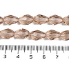Transparent Glass Beads Strands LS-EGLA-N013-T4mm-D23-4