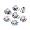 Handmade Lampwork & Brass Core European Beads LAMP-N044-09S-01-1