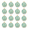 Golden Plated Alloy Enamel Charms ENAM-S118-05D-2