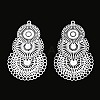 Spray Painted 430 Stainless Steel Pendants STAS-N121-01A-1