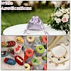 Satin Cloth Drawstring Pouches with Flower ST-CJ0048-001D-7