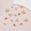 SUPERFINDINGS 15Pcs 5 Style Brass Charms KK-FH0006-46-3