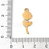 304 Stainless Steel Pendants STAS-C121-12G-3