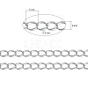 Brass Twisted Chains LS-CHC-Q001-5x4mm-P-3