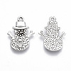 Tibetan Style Alloy Pendants TIBE-N010-37AS-RS-2