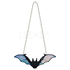 Acrylic Bat Hanging Suncatchers HJEW-WH0042-148B-1