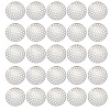 Brass Finger Ring/Brooch Sieve Findings KK-SC0002-65-1