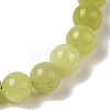 8mm Round Natural Lemon Jade Braided Bead Bracelets BJEW-C067-01B-02-3
