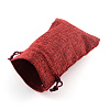 Burlap Packing Pouches Drawstring Bags LS-ABAG-Q050-15x20-06-2