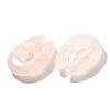Natural Rose Quartz Ear Plugs Gauges G-I359-13A-02-2