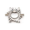 Alloy Shoe Shoe Clips PALLOY-WH0094-15-2
