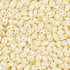 Opaque Colours Luster Glass Seed Beads SEED-T006-02K-2