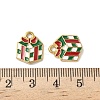 304 Stainless Steel Enamel Pendants STAS-L300-012G-09-3